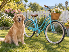 Original AI-generated dog reference image