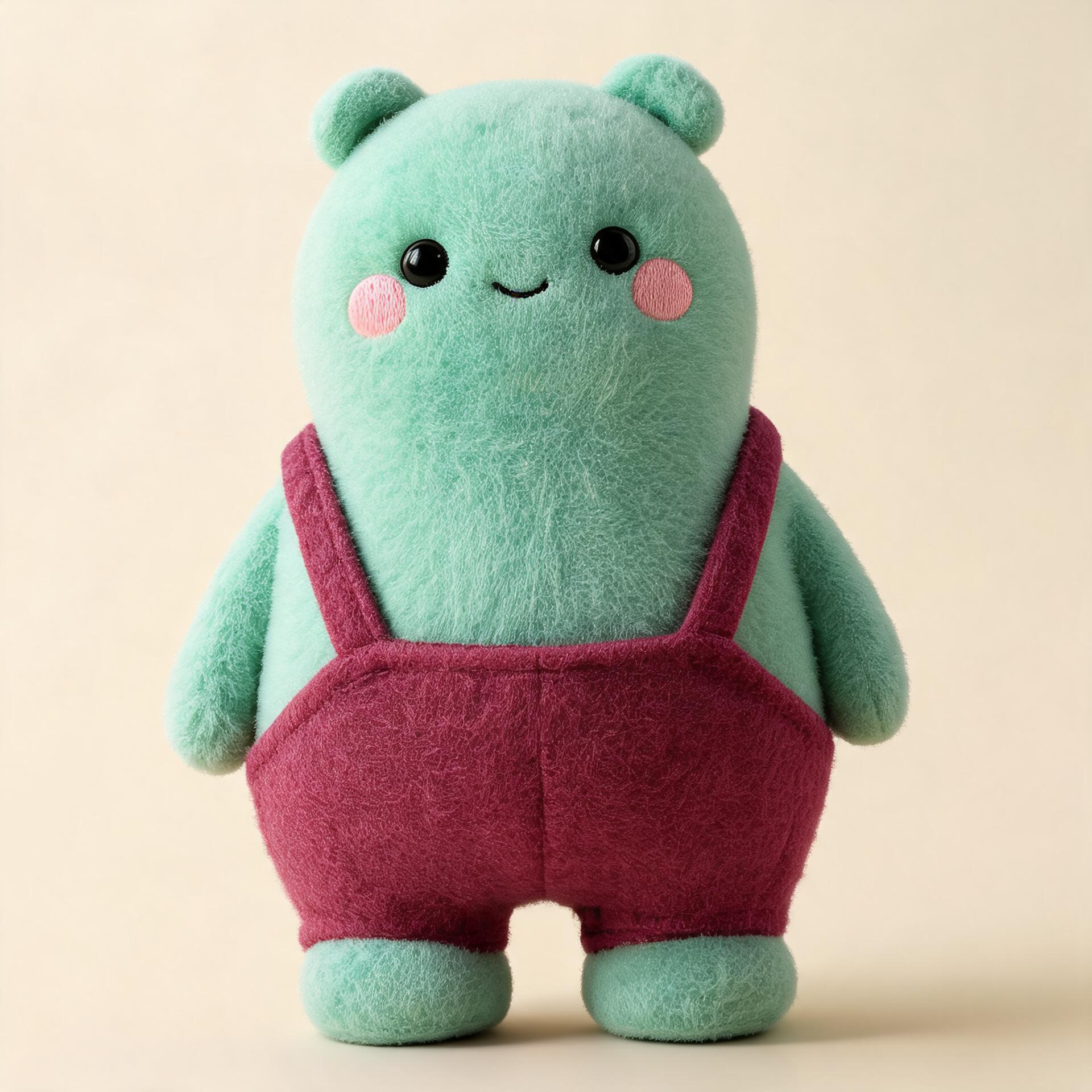 An original mint-green doll