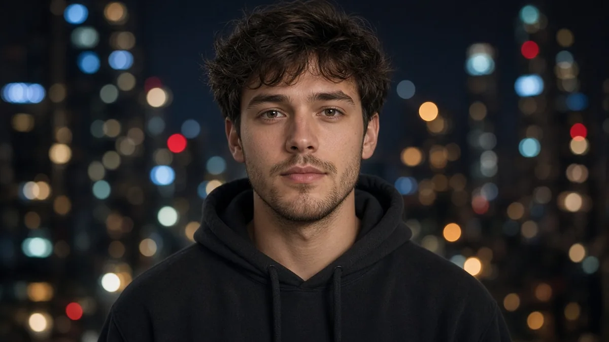 Clear single portrait for an AI rap battle generator