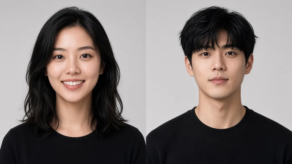 Two portraits ready for an AI rap battle generator